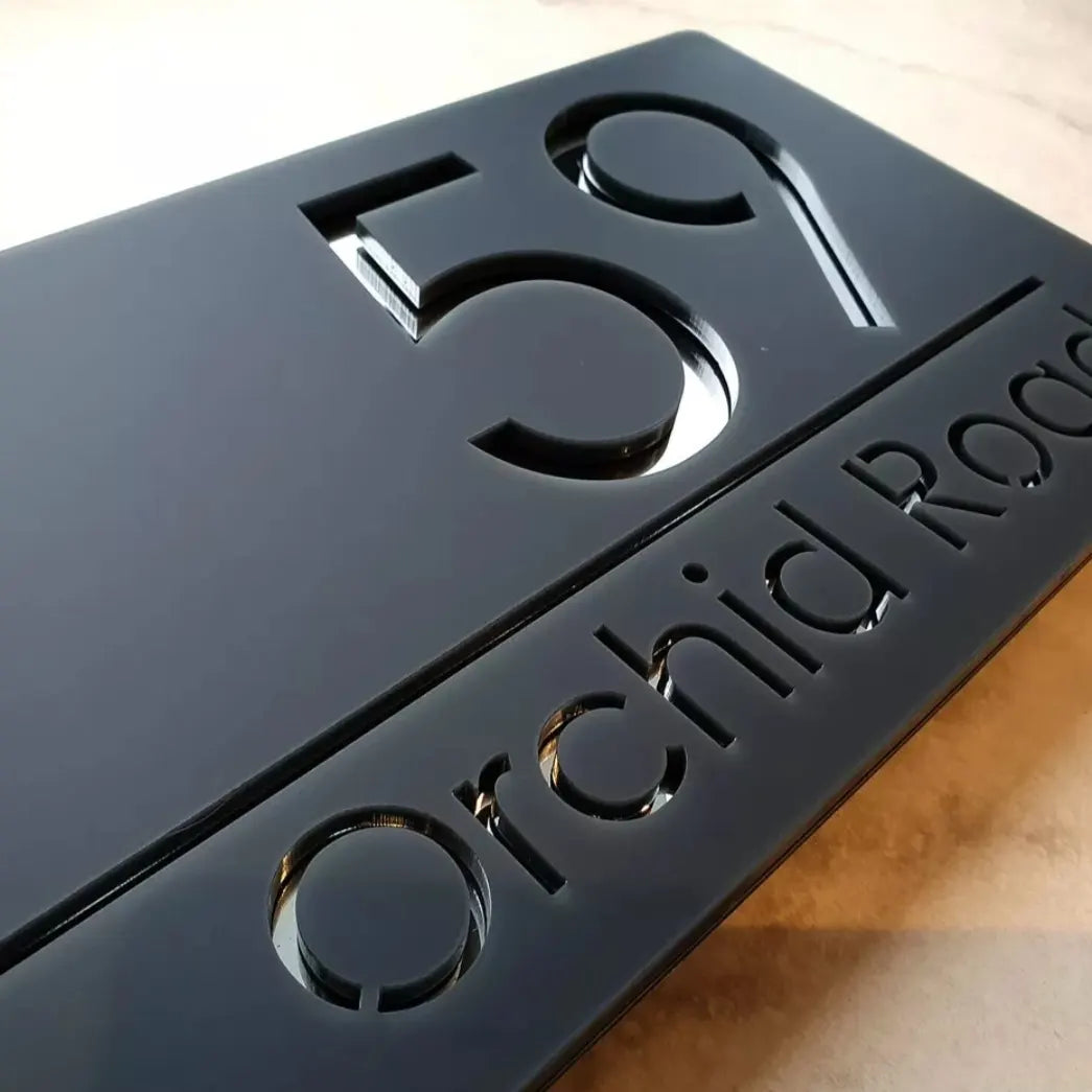 Door Number Plaque