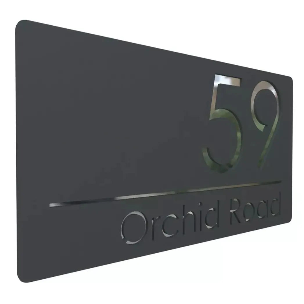 Door Number Plaque