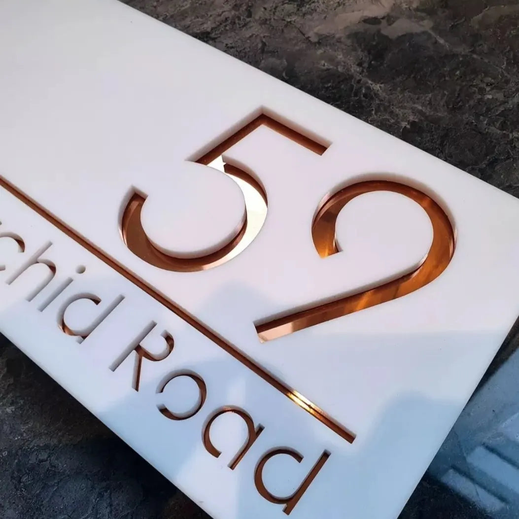 Door Number Plaque