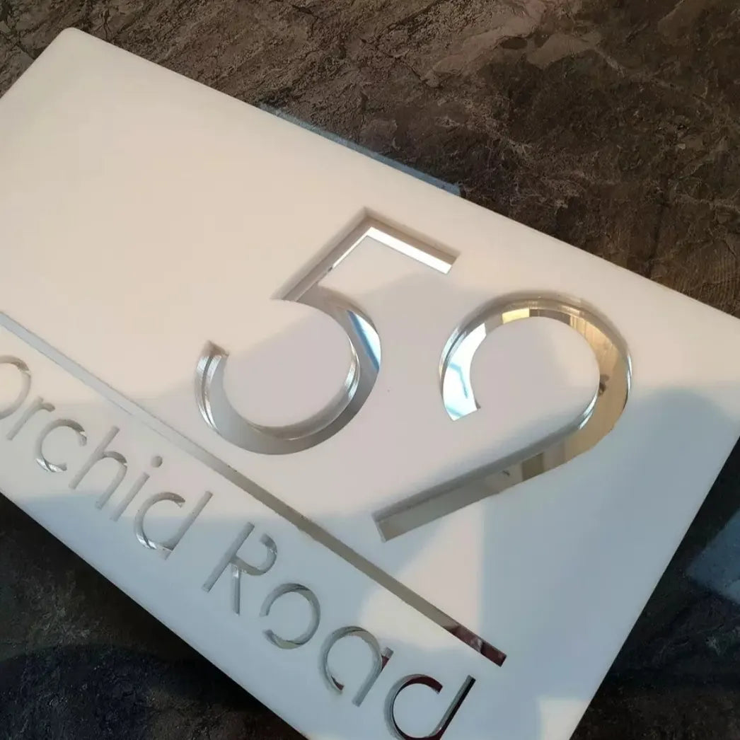 Door Number Plaque